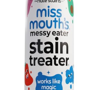 miss mouth's messy eater stain treater spray 4oz stain remover newborn & baby essentials no dry cleaning food, grease, coffee off laundry, underwear, fabric