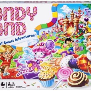hasbro gaming candy land kingdom of sweet adventures board game for kids, easter gifts for boys and girls, ages 3 & up (amazon exclusive)