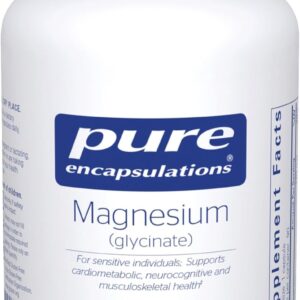 pure encapsulations magnesium (glycinate) supplement to support stress relief, sleep, heart health, nerves, muscles, and metabolism* with magnesium glycinate 90 capsules
