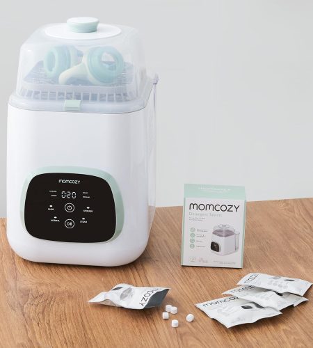 momcozy official washing block for momcozy kleanpal pro baby bottle washer, 120 detergent tablets